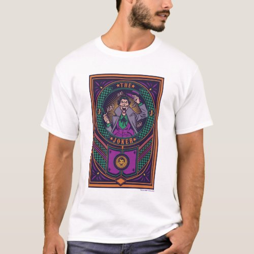 The Joker Circus Style Card Graphic T_Shirt