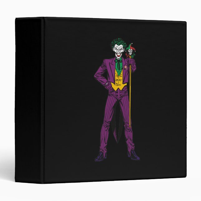 The Joker Classic Stance 3 Ring Binder (Front/Spine)