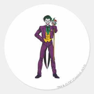 The Joker Classic Stance Classic Round Sticker