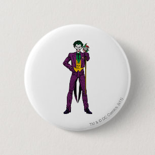 The Joker Classic Stance Pinback Button