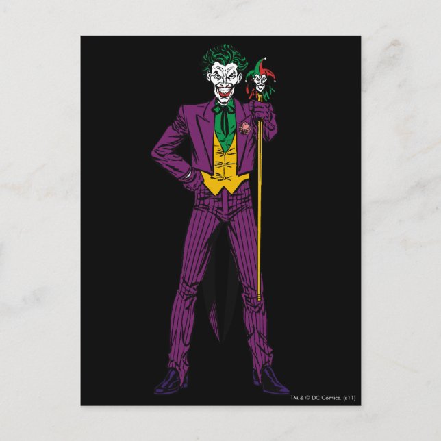 The Joker Classic Stance Postcard (Front)