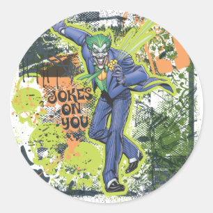 The Joker Collage Classic Round Sticker