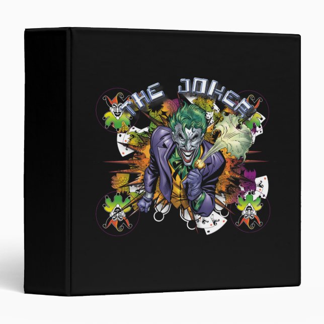 The Joker - Explosion 3 Ring Binder (Front/Spine)