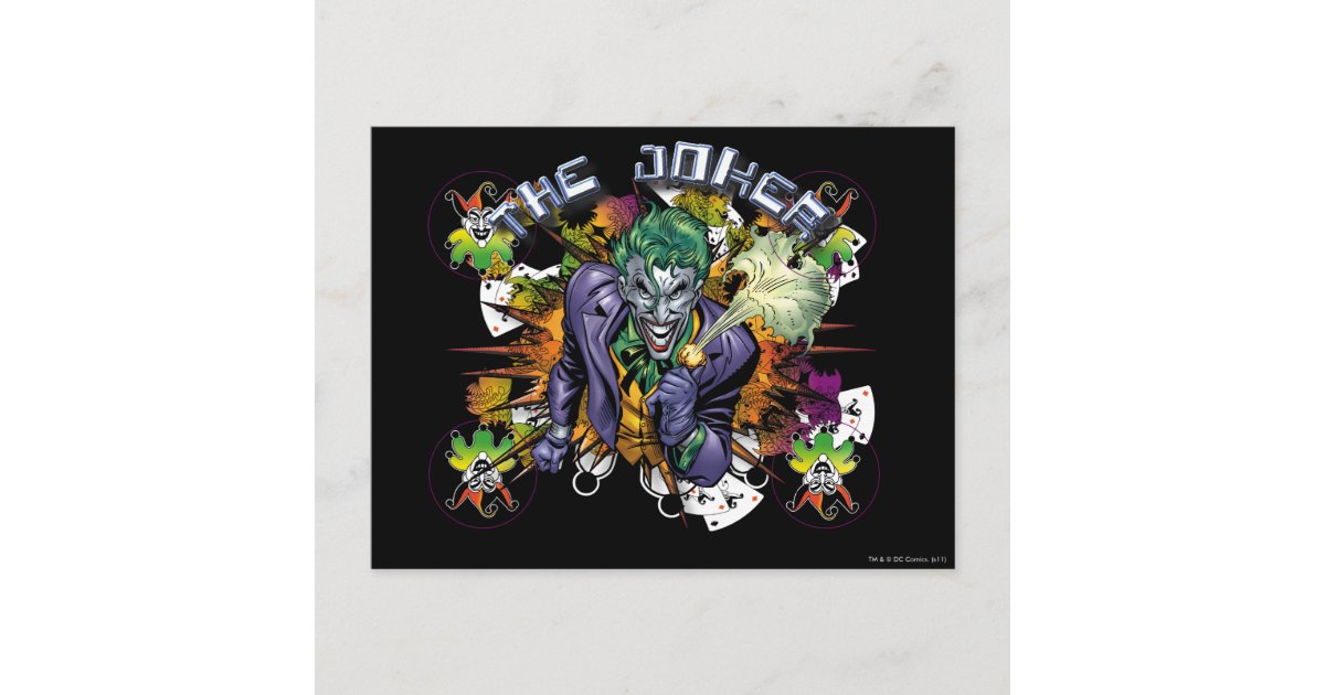 The Joker - Explosion Postcard | Zazzle