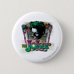 The Joker - Face and Logo Pinback Button