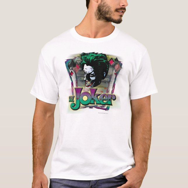 The Joker - Face and Logo T-Shirt (Front)