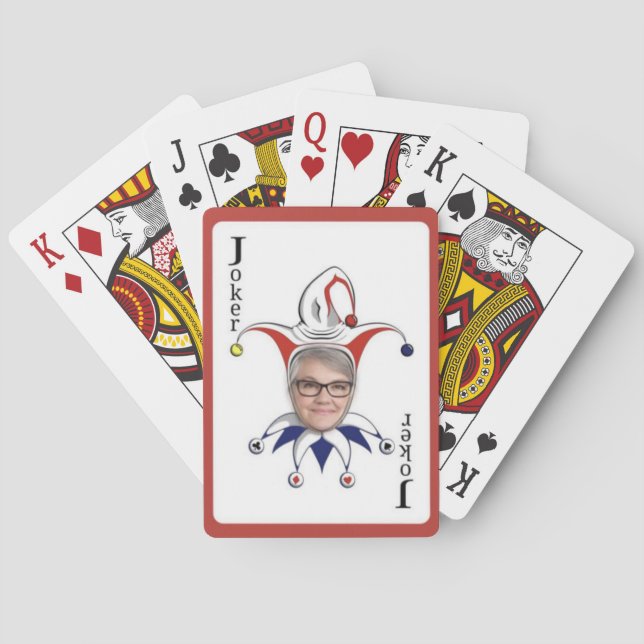 The Joker Herself Poker Cards (Back)