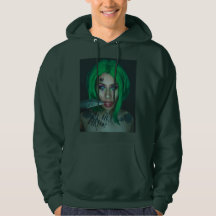 The Joker Hoodie in Forest Green