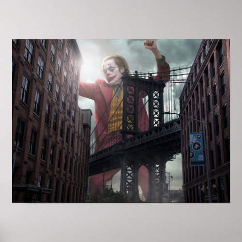 The Joker in New York Joker Fan Art Poster