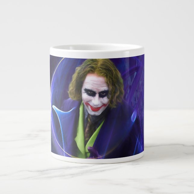 The Joker Launches his Charisma Tour Giant Coffee Mug (Front)