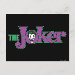 The Joker Logo Postcard