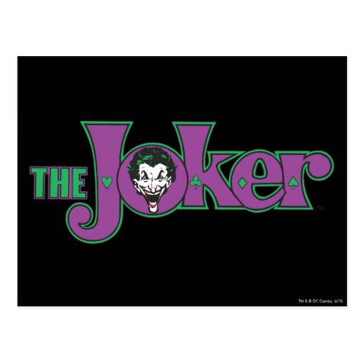 The Joker Logo Postcard | Zazzle