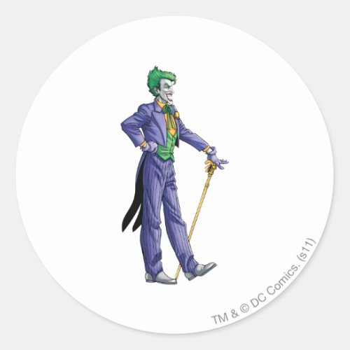 The Joker Looks right Classic Round Sticker