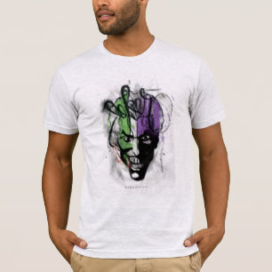 The Joker Neon Airbrush Portrait T-Shirt