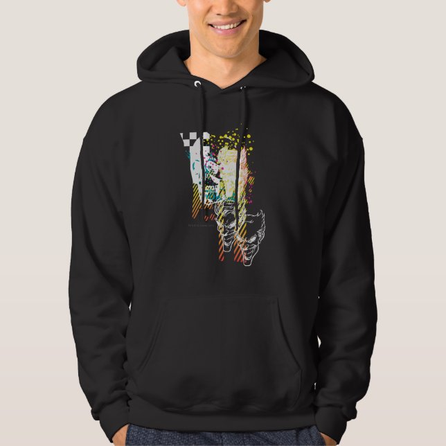 The Joker Neon Montage Hoodie (Front)
