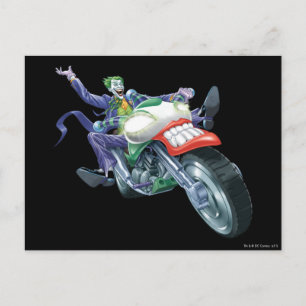 The Joker on Cycle Postcard
