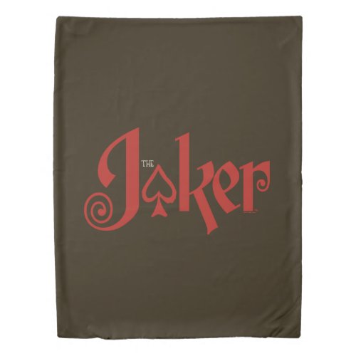 The Joker Playing Card Logo Duvet Cover