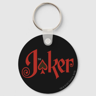 The Joker Playing Card Logo Keychain