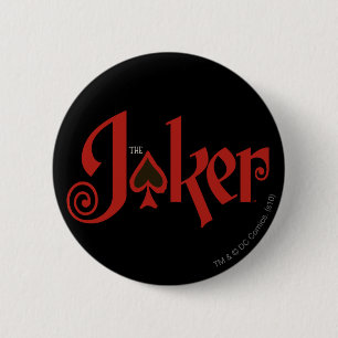 The Joker Playing Card Logo Pinback Button