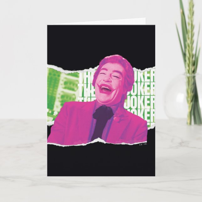 The Joker Scrapbook Laugh Card (Front)