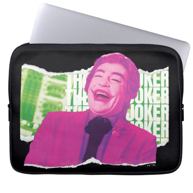 The Joker Scrapbook Laugh Laptop Sleeve (Front)