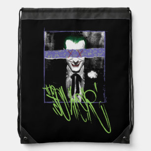 The Joker Scrapbook Photograph Drawstring Bag