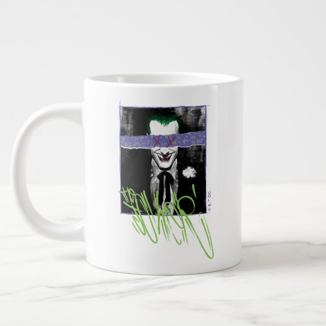 The Joker Scrapbook Photograph Giant Coffee Mug (Left)
