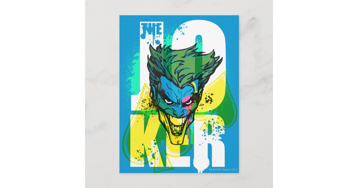 The Joker Spades Postcard Zazzle