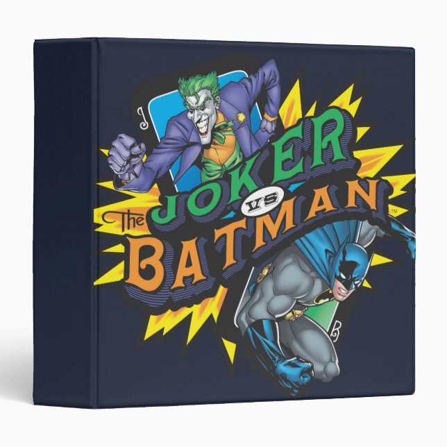 The Joker Vs Batman 3 Ring Binder (Front/Spine)
