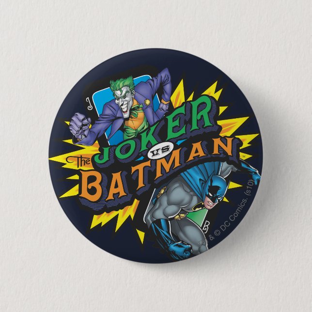 The Joker Vs Batman Button (Front)