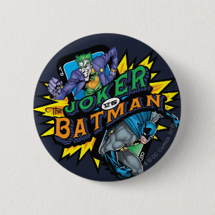 The Joker Vs Batman Button
