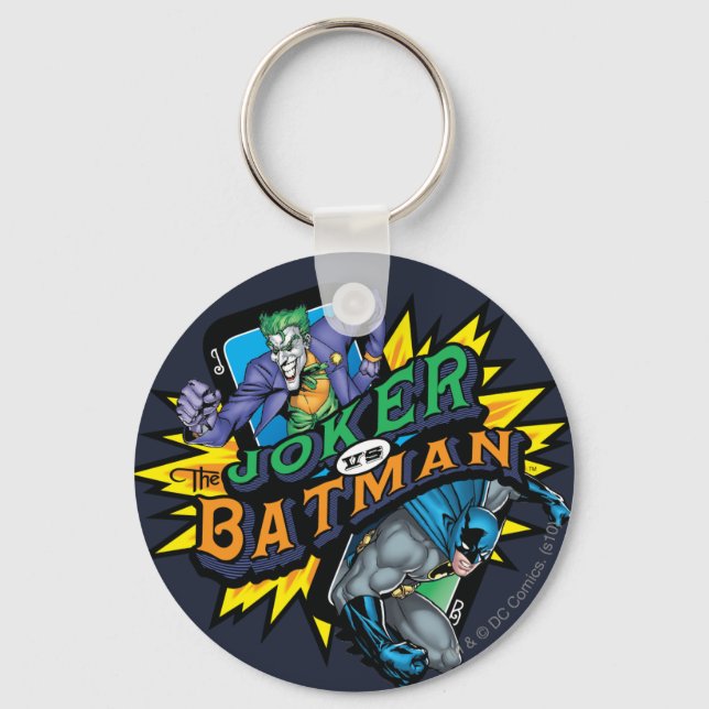 The Joker Vs Batman Keychain (Front)