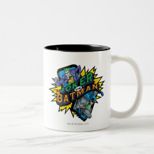 The Joker Vs Batman Two-Tone Coffee Mug