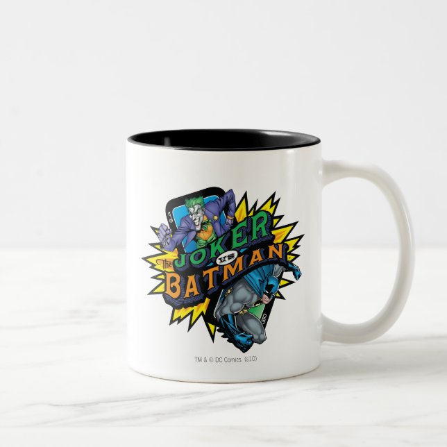 The Joker Vs Batman Two-Tone Coffee Mug (Right)