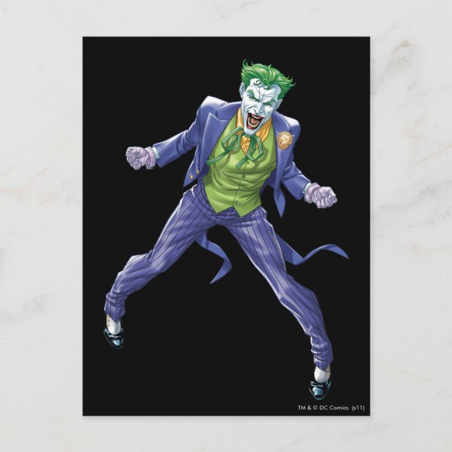 The Joker Yells Postcard (Front)