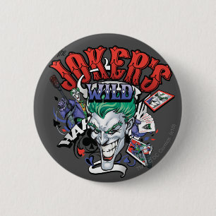 The Joker's Wild Pinback Button
