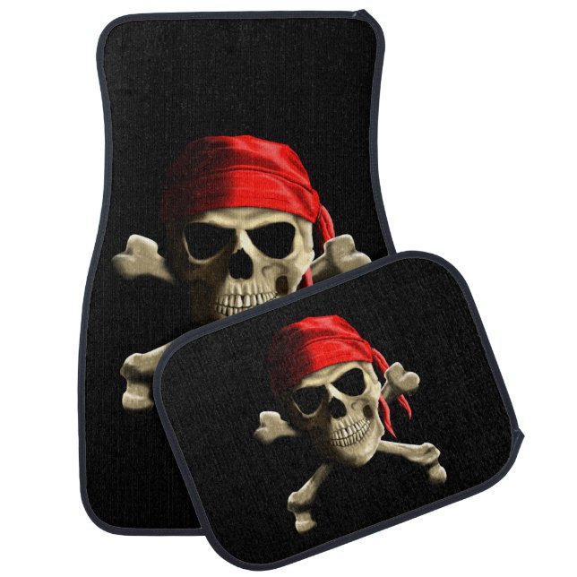 The Jolly Roger Car Floor Mat (Set)