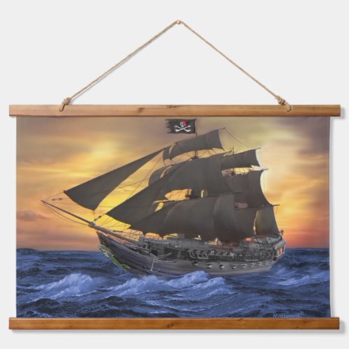 THE JOLLY ROGER HANGING TAPESTRY