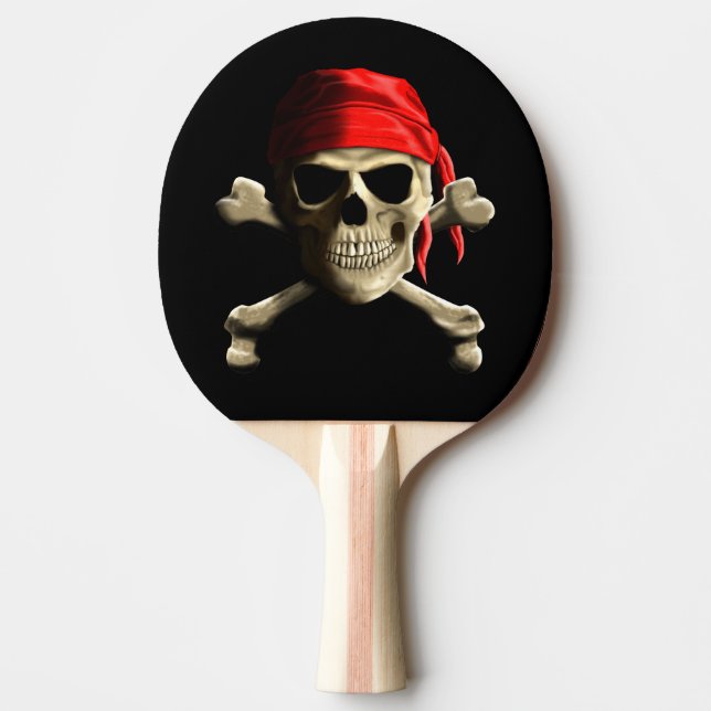 The Jolly Roger Ping-Pong Paddle (Front)