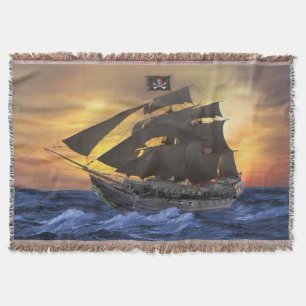 THE JOLLY ROGER THROW BLANKET