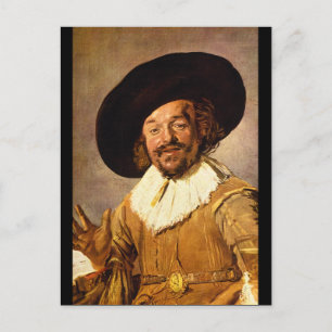 The Jolly Toper', Franz Hals_Dutch Masters Holiday Postcard