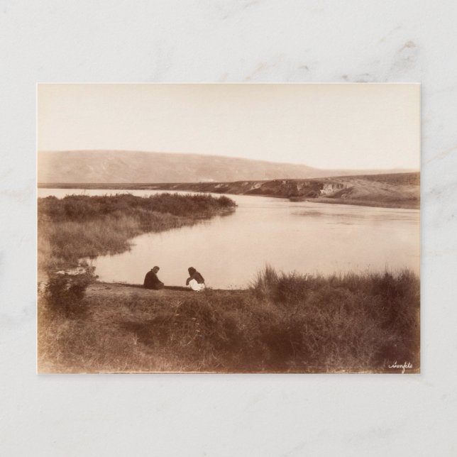 The Jordan River, near the Sea of Galilee Postcard (Front)