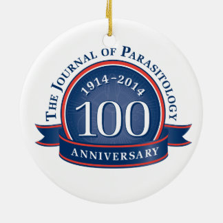 The Journal of Parasitology 100th Anniversary Ceramic Ornament