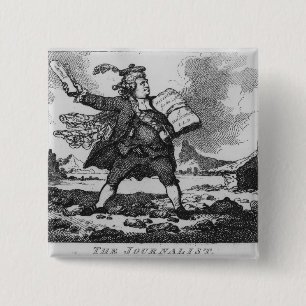 The Journalist Pinback Button