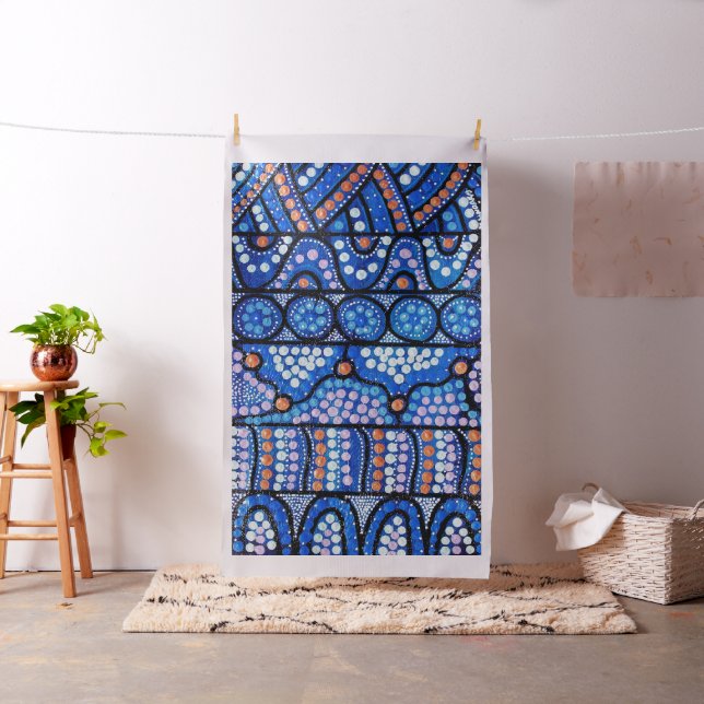 The Journey Aboriginal Designed Fabric (In Situ)