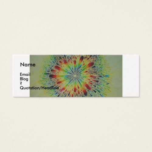 The journey Home, Name, Email, Blog, ?, Quota... Business Card Template