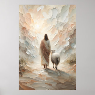 The Journey Home The Good Shepherd Jesus Easter Poster