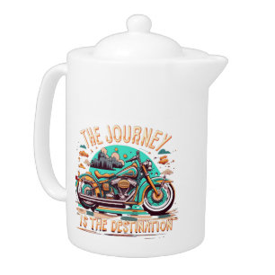 The Journey Is the Destination: Vintage Motorcycle Teapot