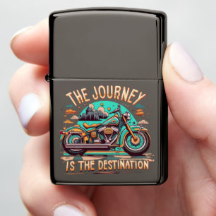 The Journey Is the Destination: Vintage Motorcycle Zippo Lighter