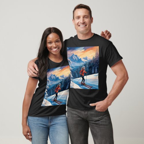 The Journey of a Cross_Country Skier T_Shirt